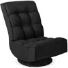 Best Choice Products Folding Floor Gaming Chair For Home, Office W/ 360-degree Swivel, 4 Positions