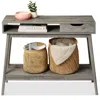 Best Choice Products Mid-century Modern Hallway Console Table, Space-saving Sofa Table W/ Cubby, Drawer