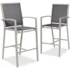 Best Choice Products Outdoor Barstools Set Of 2, Bar Height Patio Chairs W/ All-weather Mesh