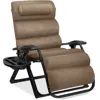 Best Choice Products Oversized Zero Gravity Chair, Folding Recliner W/ Removable Cushion, Side Tray