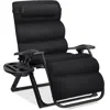 Best Choice Products Oversized Zero Gravity Chair, Folding Recliner W/ Removable Cushion, Side Tray
