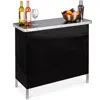 Best Choice Products Portable Pop-up Bar Table For Indoor/outdoor, Party, Picnic W/ Carrying Case, Removable Skirt