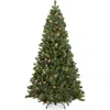 Best Choice Products Pre-lit Pre-decorated Holiday Christmas Pine Tree W/ Lights, Base - Green In Green