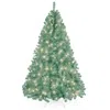 Best Choice Products Pre-lit Sage Green Christmas Tree, Artificial Full Holiday Decoration W/ Incandescent Lights