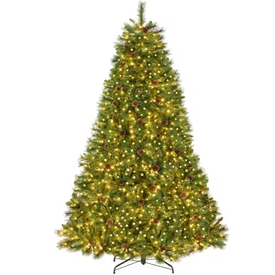 Best Choice Products Pre-lit Scotch Pine Christmas Tree W/ 2-in-1 Led Lights In Pink