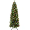 Best Choice Products Prelit Pencil Christmas Tree, Spruce Style Holiday Décor W/ 2-in-1 Led Lights