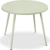 Best Choice Products Round Mid-century Modern 35.5in Dining Table, Dinette For Home Or Kitchen W/wood Finish Steel Legs In Neutral