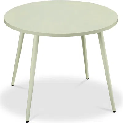 Best Choice Products Round Mid-century Modern 35.5in Dining Table, Dinette For Home Or Kitchen W/wood Finish Steel Legs In Neutral