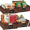 Best Choice Products Set Of 4 13in Woven Water Hyacinth Pantry Baskets W/ Chalkboard Label, Chalk Marker