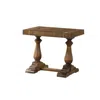 Best Master Furniture Amy 27" Transitional Wood End Table In Driftwood In Brown