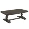 Best Master Furniture Amy 52" Transitional Wood Coffee Table In Dove Gray