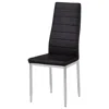 Best Master Furniture Best Master Chapman Bi Cast Leather Dining Side Chair In Black (set Of 2)