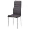 Best Master Furniture Best Master Chapman Bi Cast Leather Dining Side Chair In Gray (set Of 2)