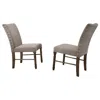 Best Master Furniture Best Master Ellen Dining Side Chair In Antique Natural Oak (set Of 2)