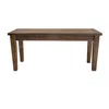 Best Master Furniture Best Master Transitional Solid Wood Dining Room Bench In Antique Natural Oak