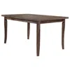 Best Master Furniture Best Master Transitional Solid Wood Dining Table In Antique Natural Oak