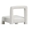 Best Master Furniture Falconer Cream Fabric Dining Chairs, Set Of 2 In White
