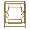Best Master Furniture Herk Gold Plated Dining Table Base Only