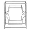 Best Master Furniture Herk Stainless Steel Dining Table Base Only