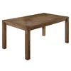 Best Master Furniture Janet 60" Transitional Wood Dining Table In Driftwood In Brown