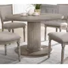 Best Master Furniture Jessica 47" Transitional Wood Dinette Table In Gray