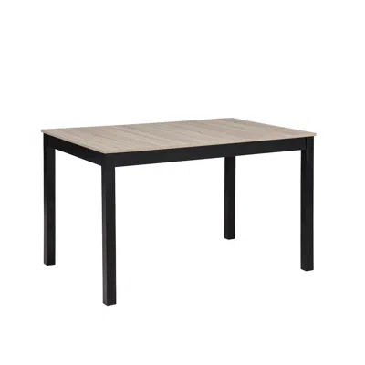 Best Master Furniture Yvonne Rectangle Dining Table, Natural Oak In Multi