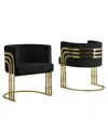 Best Quality Furniture 25" Barrel Chair In Black