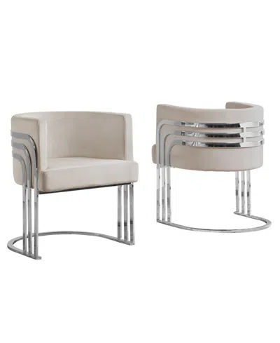 Best Quality Furniture 25" Barrel Chair In Sand