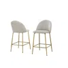 Best Quality Furniture Cream Counter Height Chairs (set Of 2)