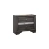 Best Quality Furniture David Night Stand In Gray