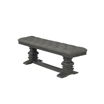 Best Quality Furniture Dining Bench In Dark Gray