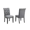 Best Quality Furniture Dining Chairs, Set Of 2, Grey