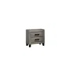 Best Quality Furniture Light Grey 2-drawer Bedroom Nightstand
