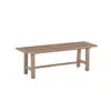 Best Quality Furniture Rustic Outdoor Patio Bench - Light Oak Acacia Wood Frame