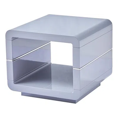 Best Quality Furniture Sinlge End Table In Light Gray