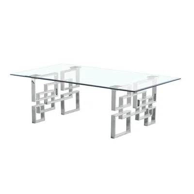 Best Quality Furniture Tempered Glass Coffee Table In Animal Print