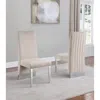 Best Quality Furniture Tufted Velvet Upholstered Dining Chair, 4 Colors To Choose (set Of 2) - Cream