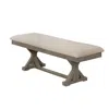Best Quality Furniture Upholstered Bench, Beige.