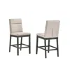 Best Quality Furniture Upholstered Counter Height Side Chair With Footrest