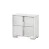 Best Quality Furniture White Nightstand With 2 Drawers