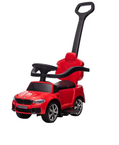 Best Ride On Cars Bmw 4-in-1 Push Car In Red