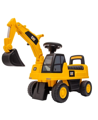 Best Ride On Cars Cat Excavator Push Car Foot To Floor In Yellow