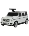Best Ride On Cars Mercedes G Class Suitcase Push Car In White