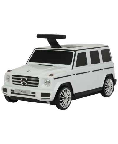 Best Ride On Cars Mercedes G Class Suitcase Push Car In White