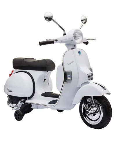 Best Ride On Cars Vespa Scooter 12v Powered Ride-on In White