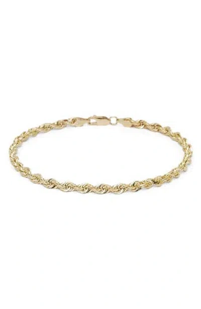 Best Silver 10k Gold 3mm Rope Chain Necklace