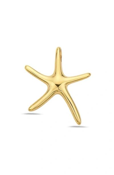 Best Silver 14k Starfish Pendant In Gold