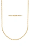 Best Silver 14k Yellow Gold 8mm Cuban Chain Necklace In Gold
