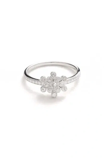 Best Silver Cubic Zirconia Snowflake Ring