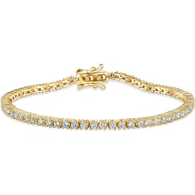 Best Silver Cubic Zirconia Tennis Bracelet In Gold